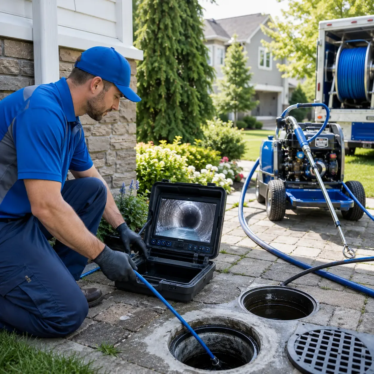 Outdoor drain cleaning professionals serving College Grove, TN